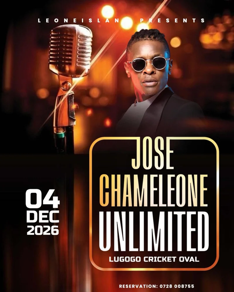 Unlimited: Dr Jose Chameleone Live in Concert 2026